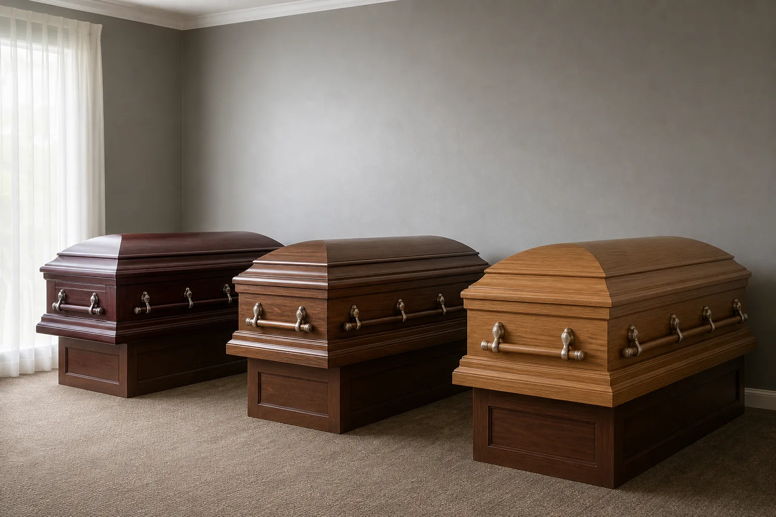Standing in the selection room with three caskets that look alike? Here is where the money goes